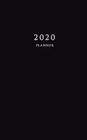 2020 Planner: Small Weekly and Monthly Planner with Black Cover