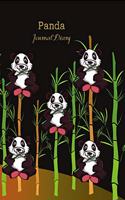 Panda Journal Diary: Notebook 150 Pages 6 Inches by 9 Inches Cute Pandas Cover