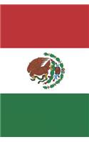 Mexican Flag Journal: Blank Lined Diary