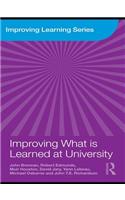 Improving What is Learned at University