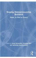 Shaping Entrepreneurship Research