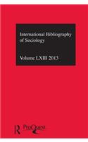 Ibss: Sociology: 2013 Vol.63