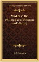 Studies in the Philosophy of Religion and History