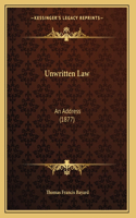 Unwritten Law