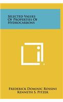 Selected Values Of Properties Of Hydrocarbons