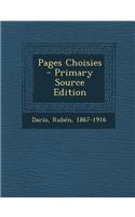 Pages Choisies - Primary Source Edition