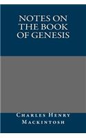 Notes on the Book of Genesis: (English)