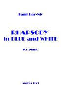 Rhapsody in Blue and White for Piano