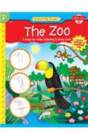 The Zoo: A Step-By-Step Drawing & Story Book