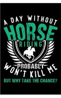 A Day Without Horse Riding Why Take the Chance