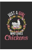 Just A Girl Who Loves Chickens