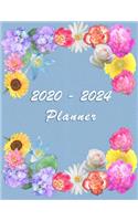 2020 - 2024 - Five Year Planner: Agenda for the next 5 Years - Monthly Schedule Organizer - Appointment, Notebook, Contact List, Important date, Month's Focus, Calendar - 60 Months 