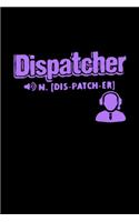 Dispatcher definition: Food Journal - Track your Meals - Eat clean and fit - Breakfast Lunch Diner Snacks - Time Items Serving Cals Sugar Protein Fiber Carbs Fat - 110 pag