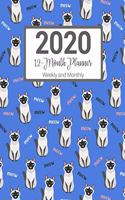 2020 12-Month Planner Weekly and Monthly