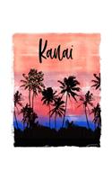 Kauai: Hawaiian Christmas Notebook With Lined Wide Ruled Paper For Taking Notes. Stylish Tropical Travel Journal Diary 5 x 8 Inch Soft Cover. For Home, Wor