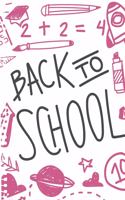 Back to school Notes, journal Tabbed book Self-Stick Lined Note Pad, 100 pages Notes