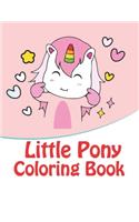 little pony coloring book