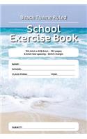 Beach Theme Ruled School Exercise Book