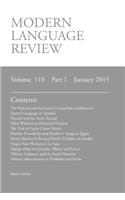 Modern Language Review (110