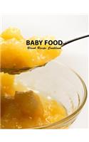 Baby Food Blank Recipe Cookbook