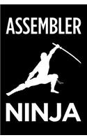 Assembler Ninja: Blank Lined Novelty Office Humor Themed Notebook to Write In: With a Practical and Versatile Wide Rule Interior