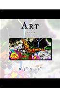 Art Notebook: 8.5" x 11"