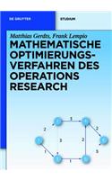 Mathematische Optimierungsverfahren Des Operations Research: (de Gruyter Studium)