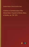 Sermon in Commemoration of Rev. Edmund Sears