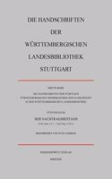 Die Handschriften Der Furstlich Furstenbergischen Hofbibliothek Donaueschingen in Der Wurttembergischen Landesbibliothek Stuttgart