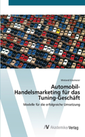 Automobil-Handelsmarketing für das Tuning-Geschäft