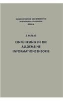 Einführung in die allgemeine Informationstheorie