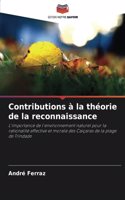 Contributions à la théorie de la reconnaissance