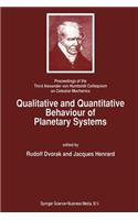 Qualitative and Quantitative Behaviour of Planetary Systems