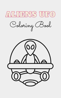 ALIEN UFO Coloring Book: 8.5 x 11 inches 62 pages space monsters notbook plus 1 blank