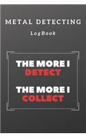 The More I Detect The More I Collect - Metal Detecting Logbook