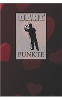 Dart Punkte: Spielblock um deine Punkte zu notieren - mit Dart Outs - Training oder Turnier - Crickets - 301, 501, 701 - Scorer Book