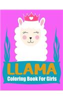 llama coloring books for girls