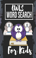 Owls Word Search for Kids
