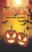 Halloween Livre à Colorier Pour Adultes