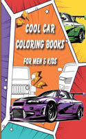 Cool car coloring books for men & kids