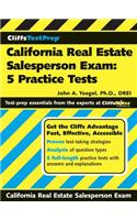 CliffsTestPrep California Real Estate SalespersonExam: 5 Practice Tests