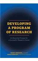 Developing a Program of Research