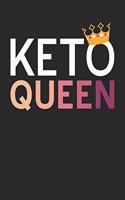 Keto Notebook - Funny Keto Diet Diary - Keto Queen - Ketogenic Diet Gift - Keto Journal