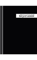 Dot grid notebook journal