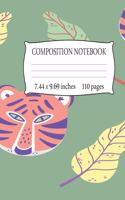 Composition Notebook 7.44 x 9.69 Inches 110 pages