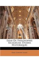 Essai de Philosophie Religieuse