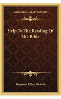 Help to the Reading of the Bible