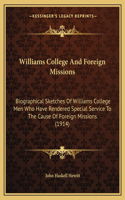 Williams College And Foreign Missions