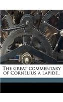 great commentary of Cornelius à Lapide.. Volume 6