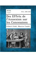 Des Effets de L'Annexion Sur Les Concessions